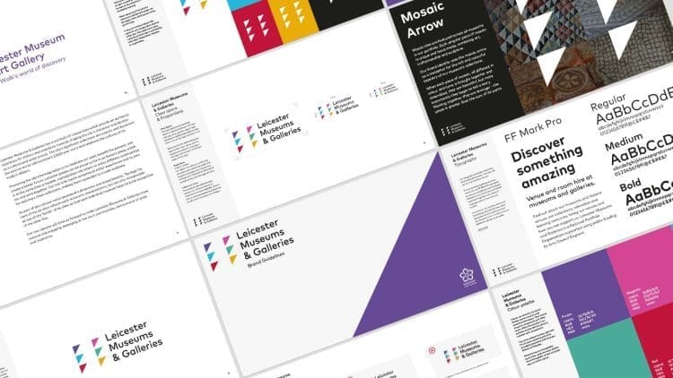 Brand guidelines for Leicester Museum and art galleries