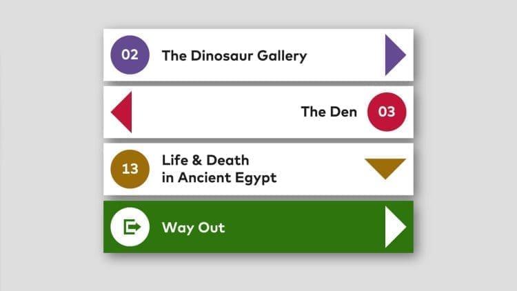 signage for Leicester Museum