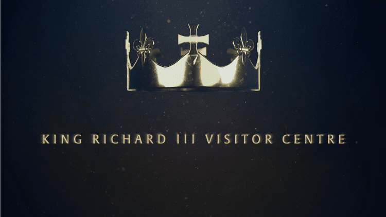 A simple gold crown above king richard iii visitor centre
