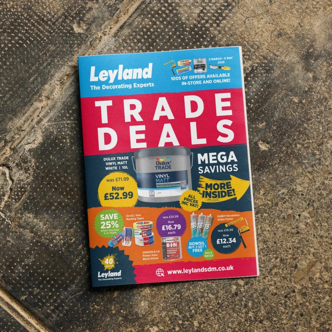 Front cover of Leyland Trade Deals leaflet