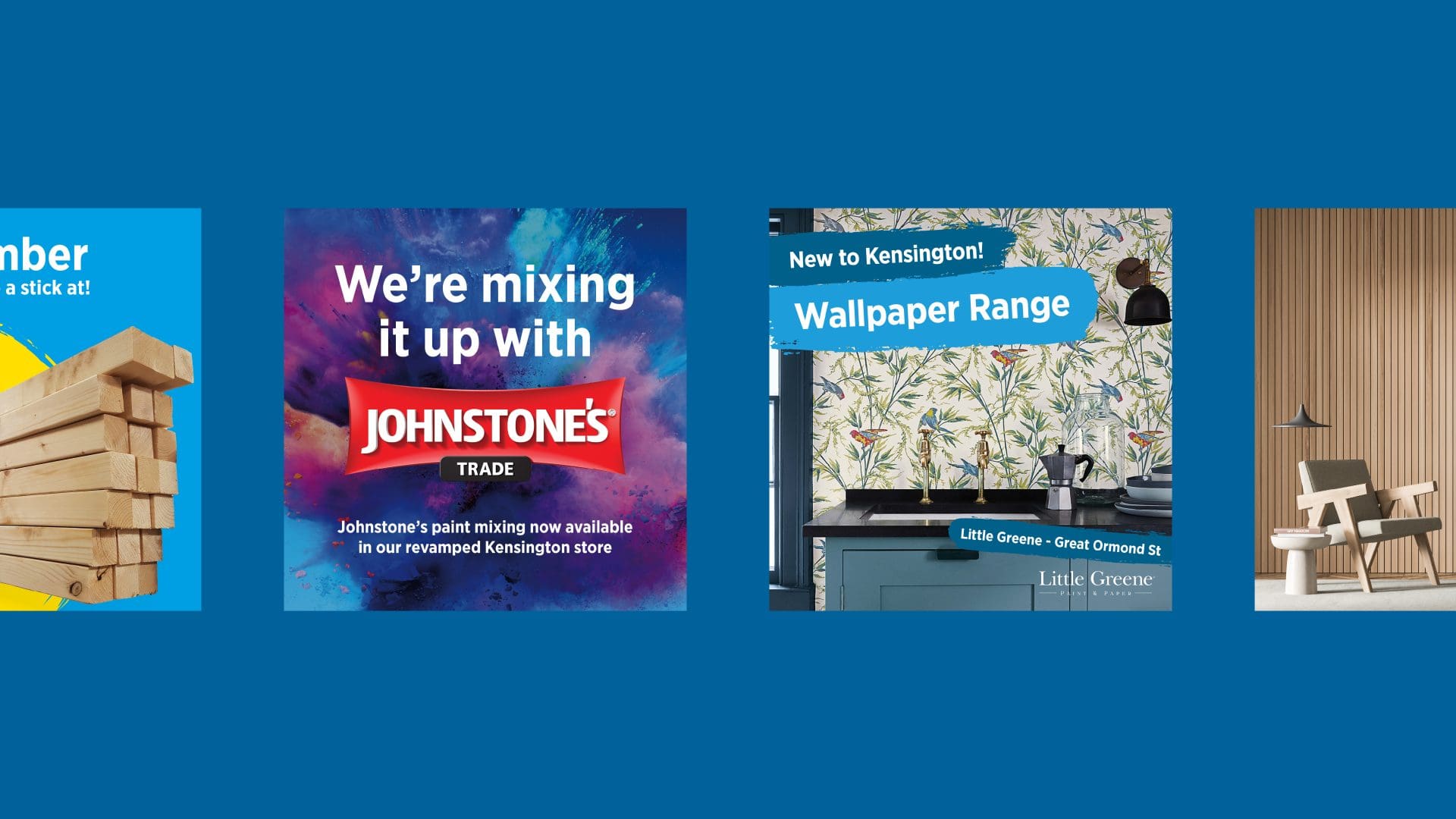 Selection of Leyland social media graphics