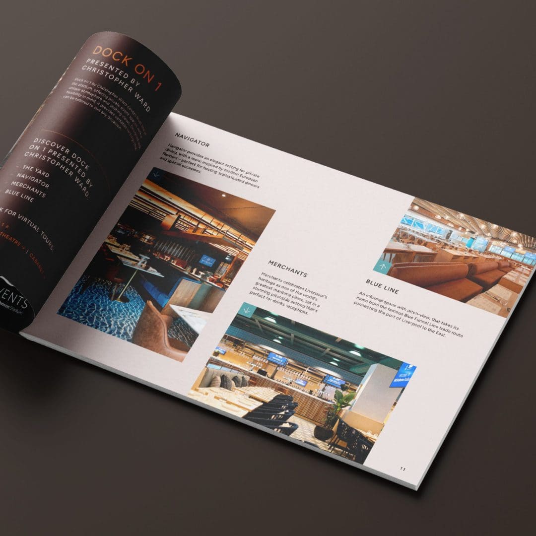 Events at Hill Dickinson Stadium Non Match Day Events brochure page