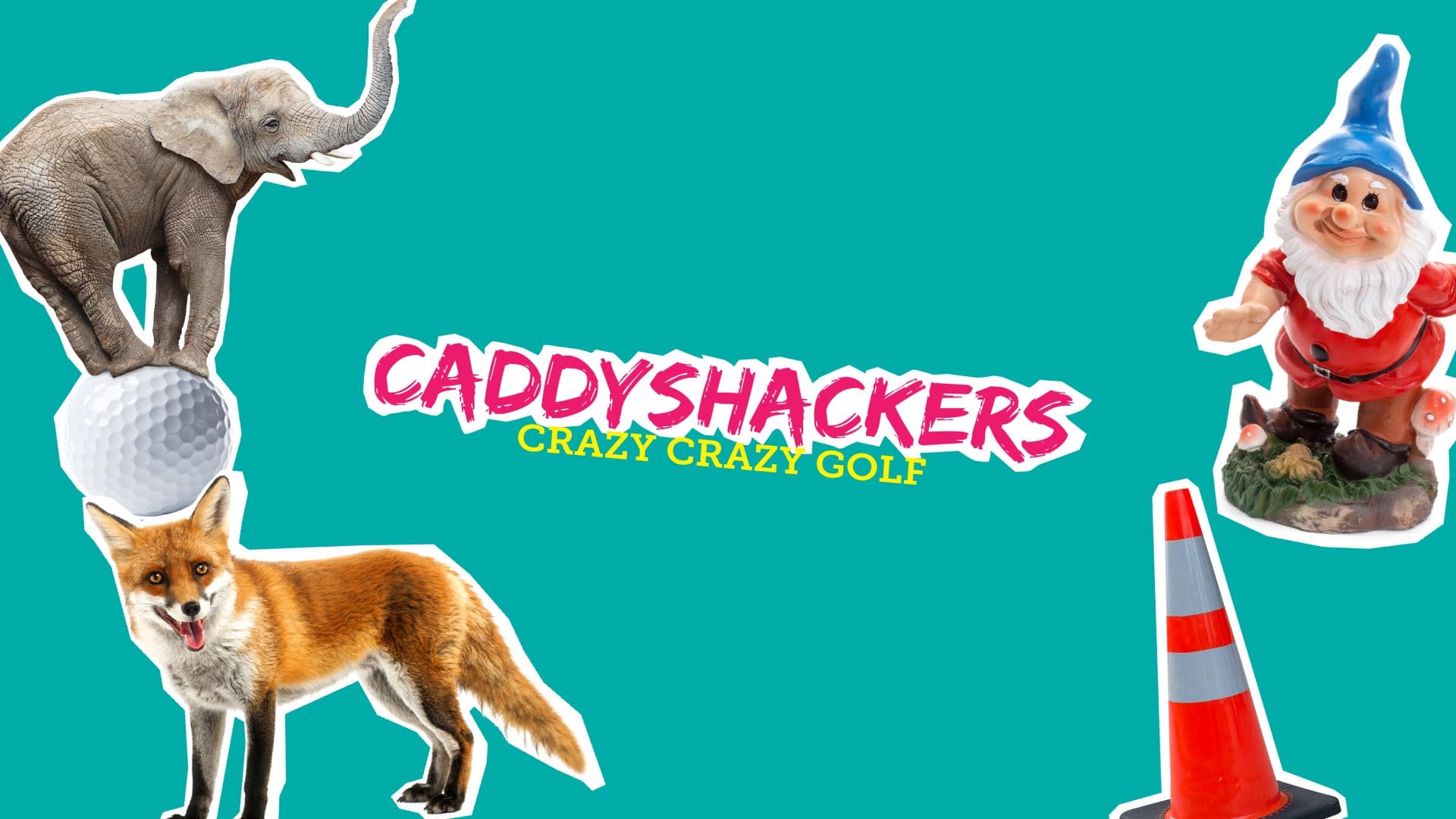 Caddyshackers Crazy Crazy Golf logo