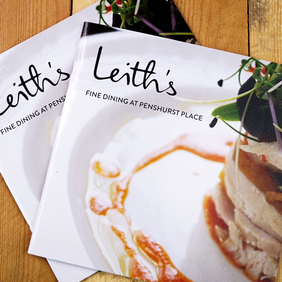 Leith's Fine Dining at Penshurst Place brochure