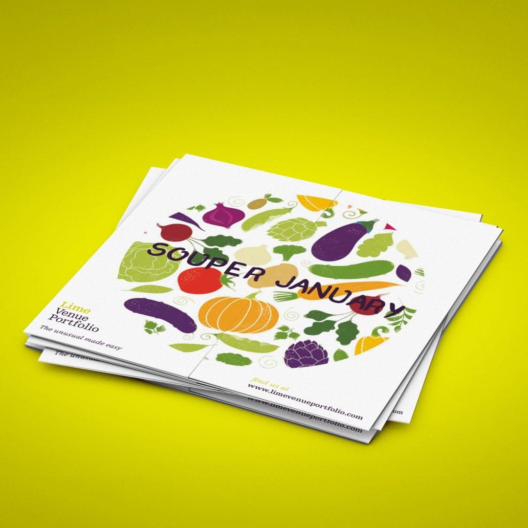 Lime Venue Portfolio Souper January brochure