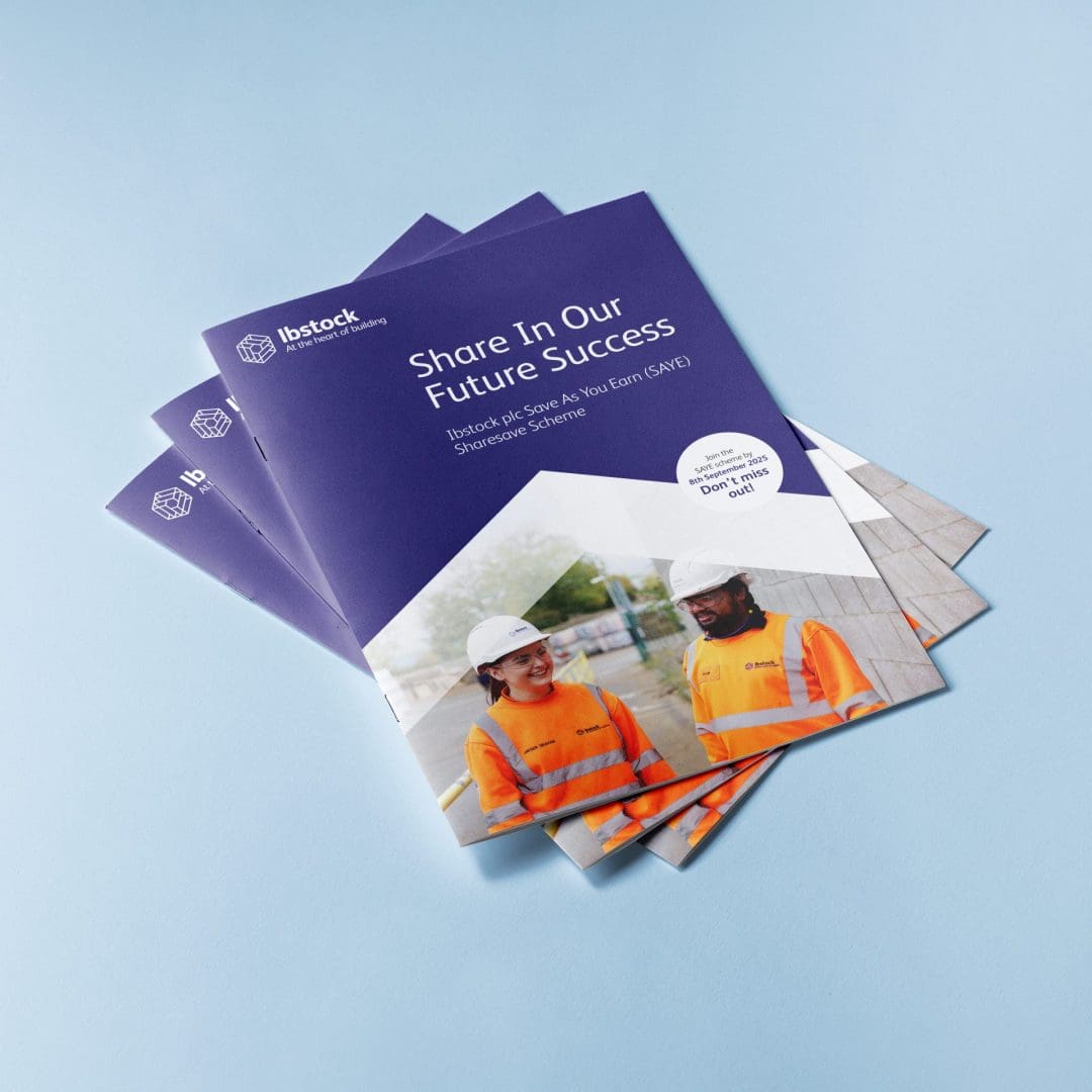 Ibstock Sharesave Brochure cover