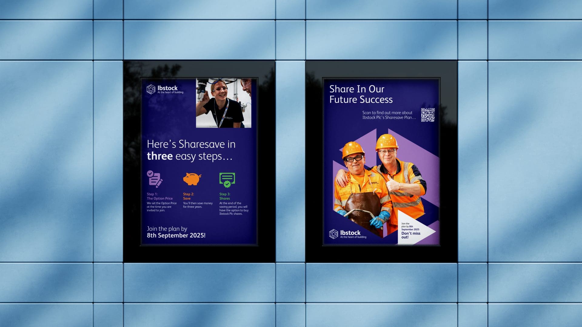 Ibstock Sharesave Brochure posters