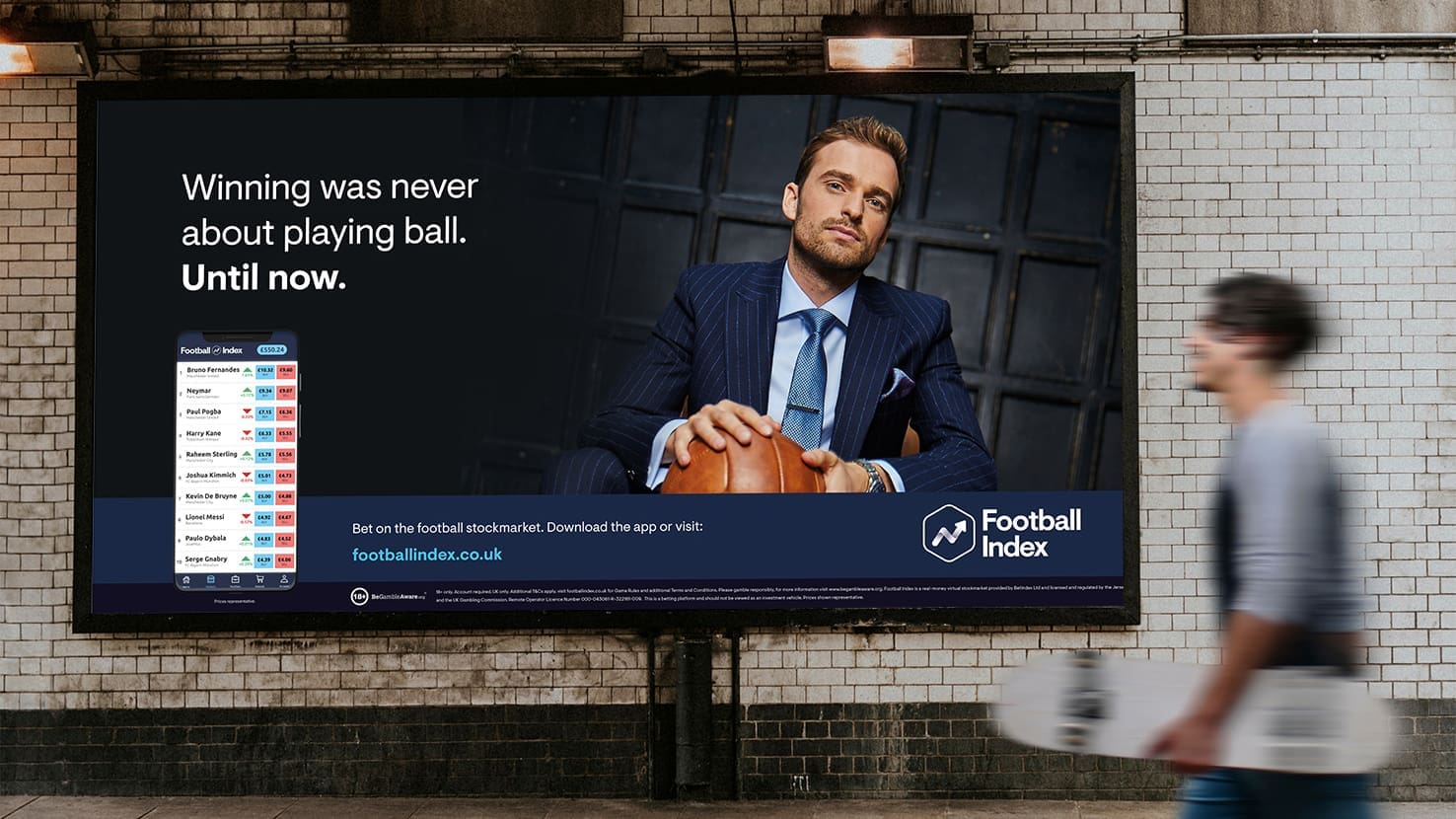 Football Index billboard advert